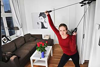 TRENING: Store deler av dagen går nå med til trening for Birgitte. TRENING: Store deler av dagen går nå med til trening for Birgitte.