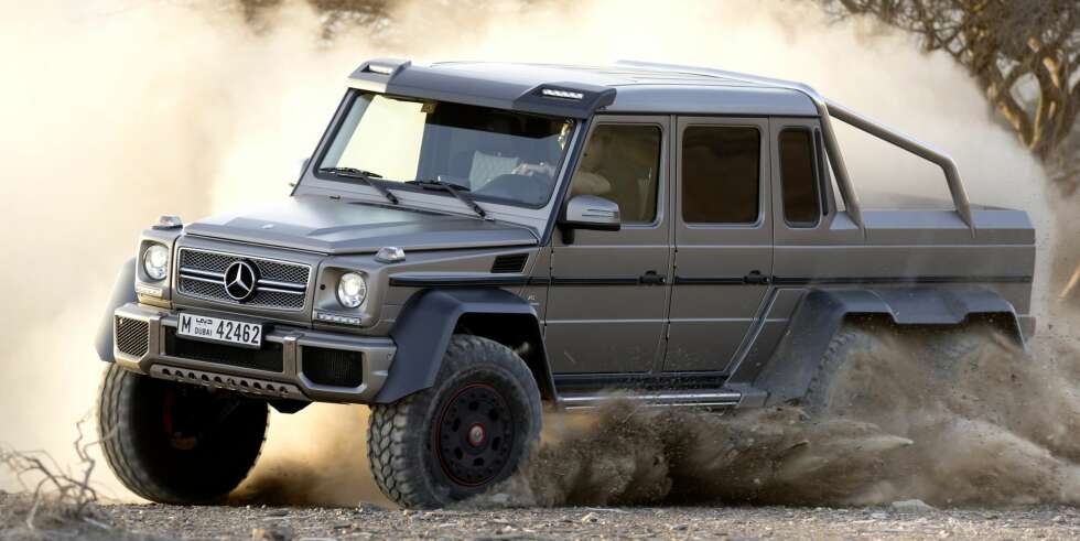 STOREBROR: G63 AMG 6x6. FOTO: Daimler AG STOREBROR: G63 AMG 6x6. FOTO: Daimler AG