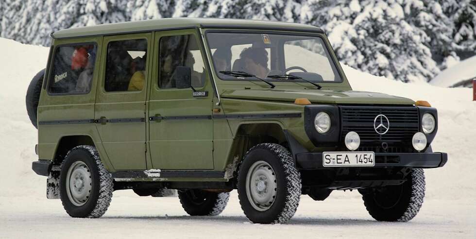 STARTEN:Geländewagen-historien startet i 1979. FOTO: Daimler AG STARTEN:Geländewagen-historien startet i 1979. FOTO: Daimler AG