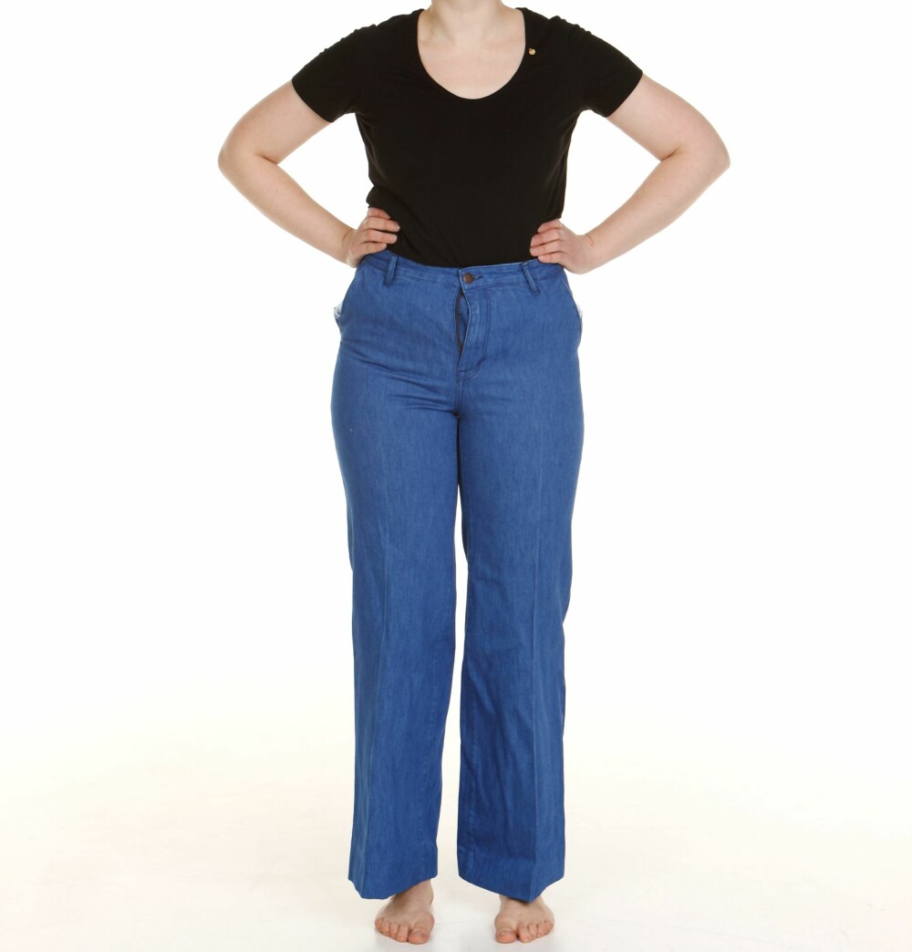FOR LITEN: Busken fra H&M i størrelse 40 er for liten i livet og for kort i bena. FOR LITEN: Busken fra H&M i størrelse 40 er for liten i livet og for kort i bena.