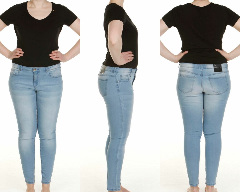 SKINNY-JEANS: Størrelse 40 (kr 199). SKINNY-JEANS: Størrelse 40 (kr 199).