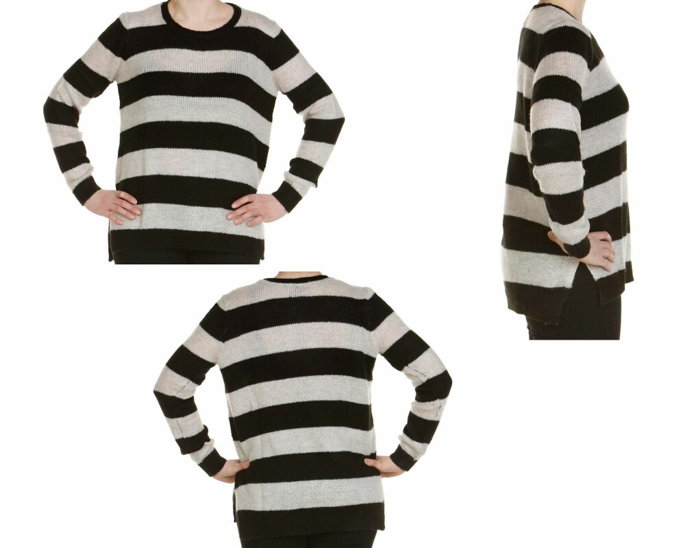 STRIKKAGENSER: Størrelse M (kr 399). STRIKKAGENSER: Størrelse M (kr 399).