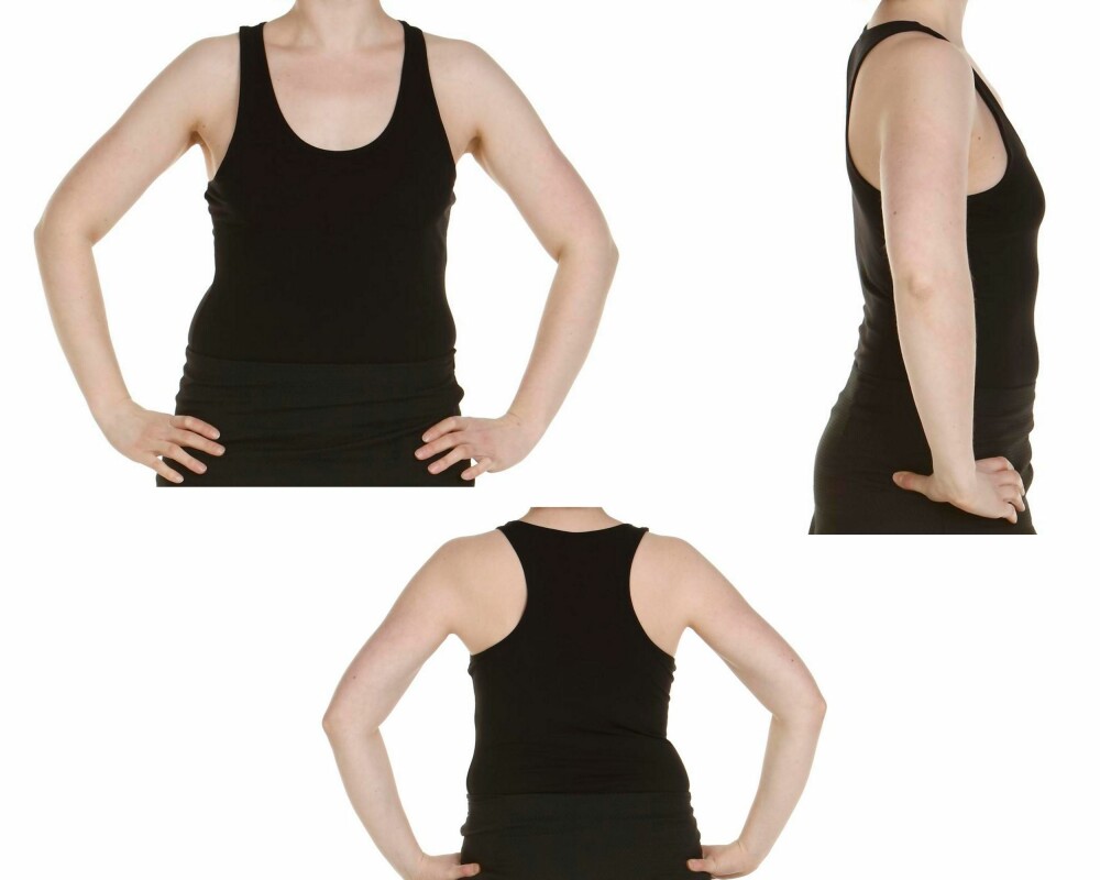 SINGLET: Størrelse M (kr 49,50). SINGLET: Størrelse M (kr 49,50).