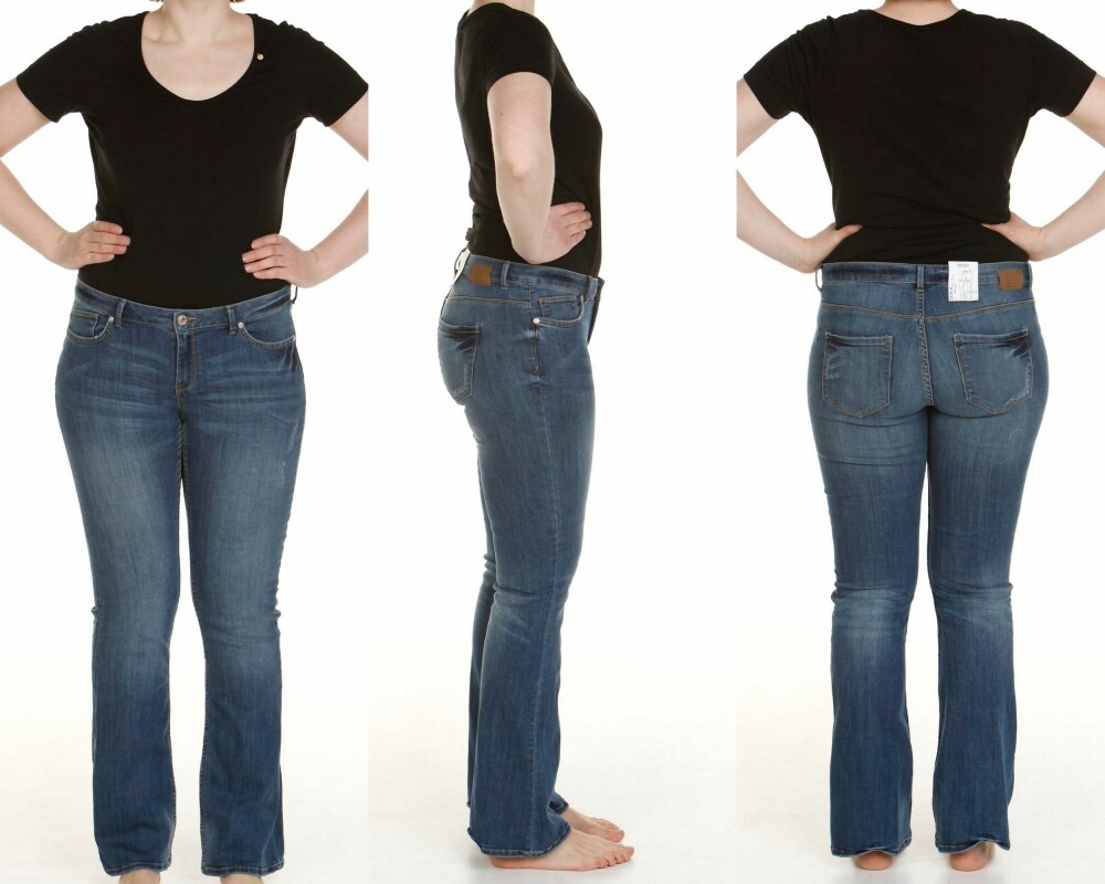 SLENGBUKSER/BOOTCUT-JEANS: Størrelse 40 (kr 349). SLENGBUKSER/BOOTCUT-JEANS: Størrelse 40 (kr 349).