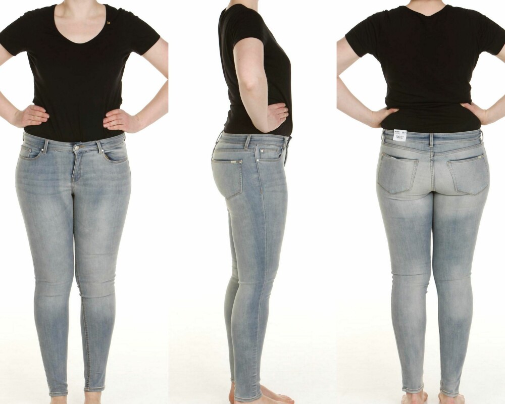 SKINNY-JEANS: Størrelse 40 (kr 349). SKINNY-JEANS: Størrelse 40 (kr 349).