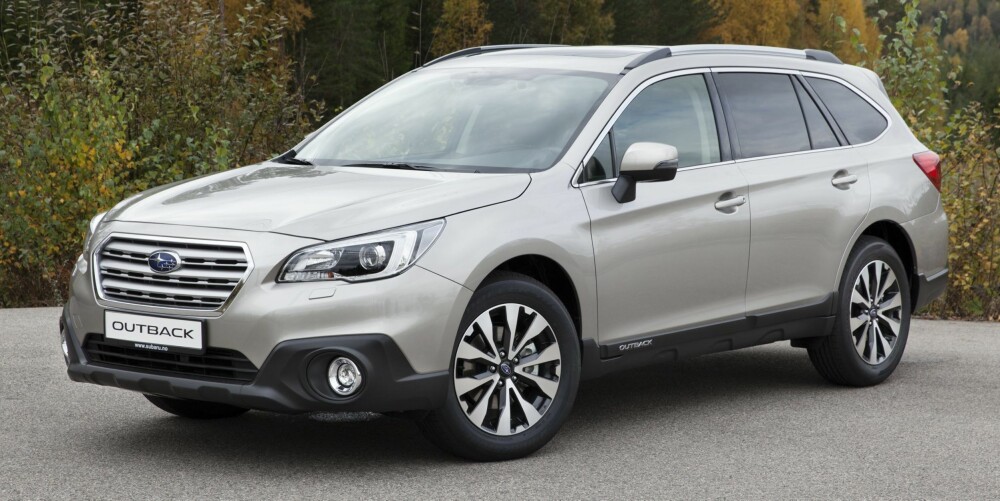 PERMANENT: Modellene fra Subaru har permanente firehjulsdriftssystemer. (Bildet viser nye Subaru Outback). FOTO: Petter Handeland PERMANENT: Modellene fra Subaru har permanente firehjulsdriftssystemer. (Bildet viser nye Subaru Outback). FOTO: Petter Handeland