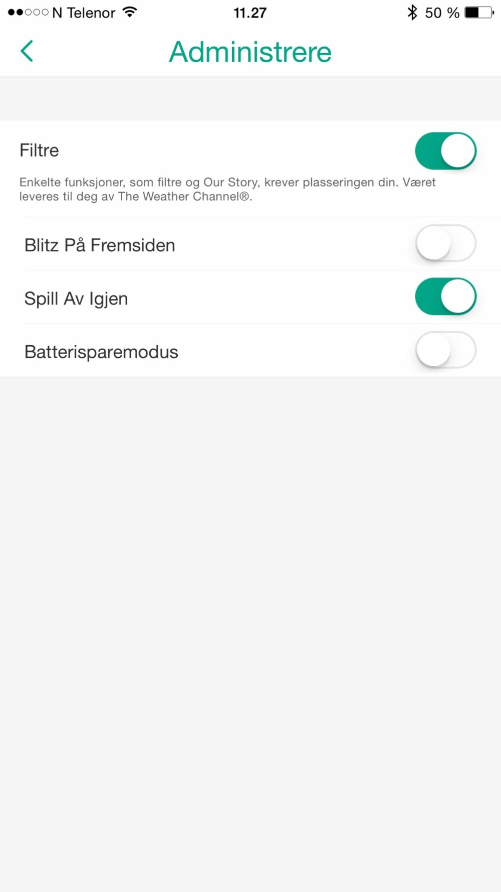 SPILL IGJEN: I innstillingsmenyen kan du be om at en melding skal kunne spilles igjen. SPILL IGJEN: I innstillingsmenyen kan du be om at en melding skal kunne spilles igjen.