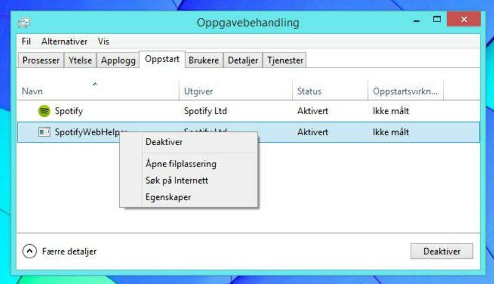 OPPSTART: Gå nøye gjennom programmene som starter opp samtidig med PC-en din. Fjern bare de du er helt trygg på kan fjernes - uten å lage problemer for deg. OPPSTART: Gå nøye gjennom programmene som starter opp samtidig med PC-en din. Fjern bare de du er helt trygg på kan fjernes - uten å lage problemer for deg.