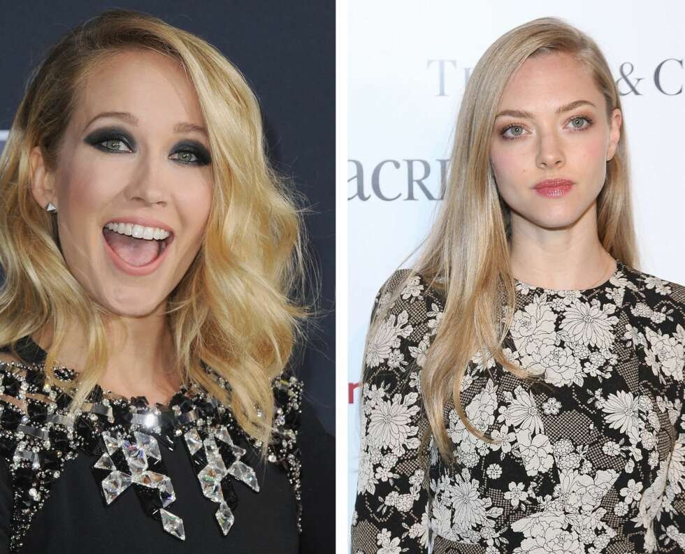 NEI OG JA: Til venstre ser du på skuespiller Anna Camp hva slags øyesminke du IKKE bør gå for på 17. mai. Til høyre ser du skuespiller Amanda Seyfried med en naturlig sminkelook, som passer perfekt til nasjonaldagen. NEI OG JA: Til venstre ser du på skuespiller Anna Camp hva slags øyesminke du IKKE bør gå for på 17. mai. Til høyre ser du skuespiller Amanda Seyfried med en naturlig sminkelook, som passer perfekt til nasjonaldagen.