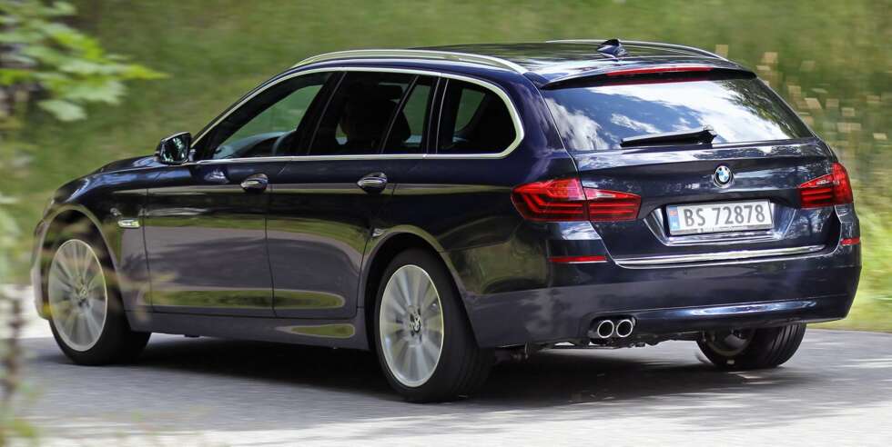 FORBRUK: BMW-en derimot oppnår et forbruk på 0,57 liter per mil i vår faste testrunde FOTO: Petter Handeland FORBRUK: BMW-en derimot oppnår et forbruk på 0,57 liter per mil i vår faste testrunde FOTO: Petter Handeland