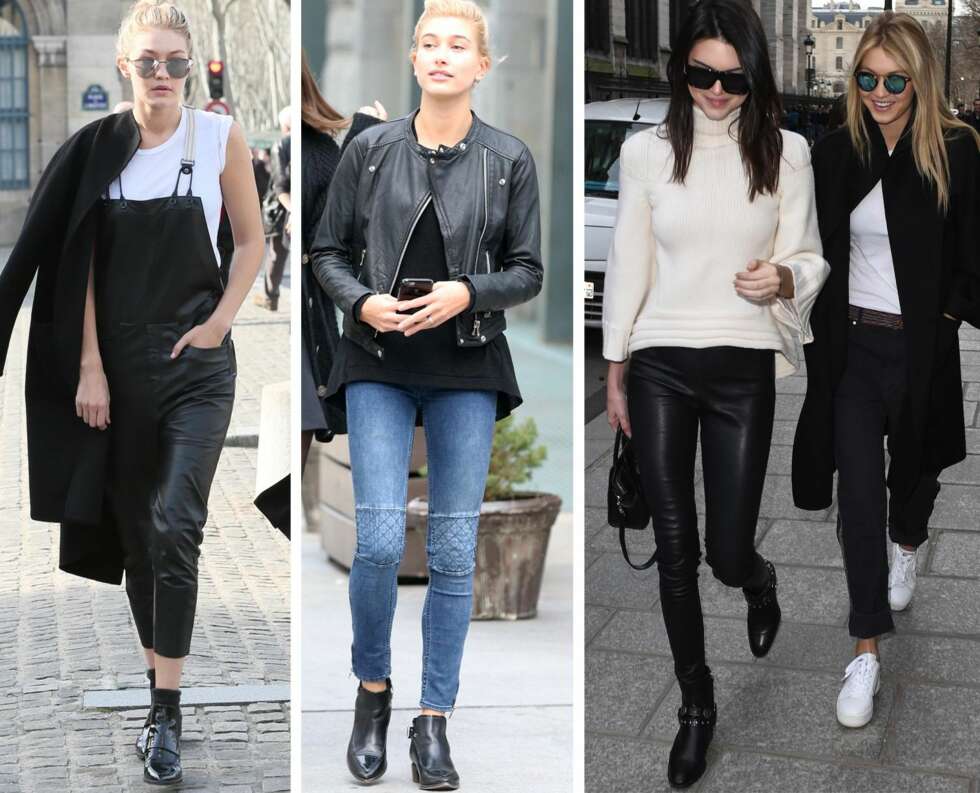 Blant favorittlookene til Eva Wigert Næss, country manager hos PR-byrået Presskontakterna, og tidligere personal stylist for luksusvarehuset Harvey Nichols i London, finner vi den enkle snekkerbuksen i skinn, som Gigi har kombinert med en enkel, hvit T-skjorte og lave boots. Gigi er også ofte å se iført jeans, skinnjakke og sneakers. - Denne stilen passer perfekt for norske jenter og er enkel å kopiere. Passform er viktig, og du kommer langt med et par perfekte jeans, en stripete T-skjorte og en stor jakke, sier Næss. FOTO: Stella Pictures Blant favorittlookene til Eva Wigert Næss, country manager hos PR-byrået Presskontakterna, og tidligere personal stylist for luksusvarehuset Harvey Nichols i London, finner vi den enkle snekkerbuksen i skinn, som Gigi har kombinert med en enkel, hvit T-skjorte og lave boots. Gigi er også ofte å se iført jeans, skinnjakke og sneakers. - Denne stilen passer perfekt for norske jenter og er enkel å kopiere. Passform er viktig, og du kommer langt med et par perfekte jeans, en stripete T-skjorte og en stor jakke, sier Næss. FOTO: Stella Pictures