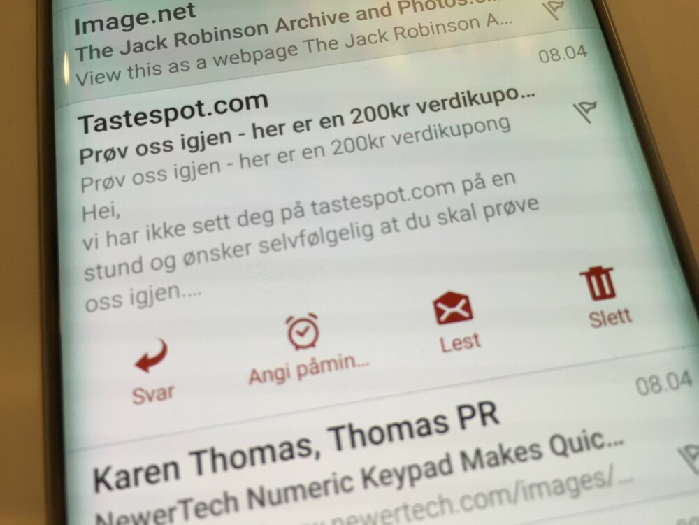 RASKERE: Du kan du lese litt mer av e-posten uten å åpne den og avgjøre hva du skal gjøre med den. RASKERE: Du kan du lese litt mer av e-posten uten å åpne den og avgjøre hva du skal gjøre med den.