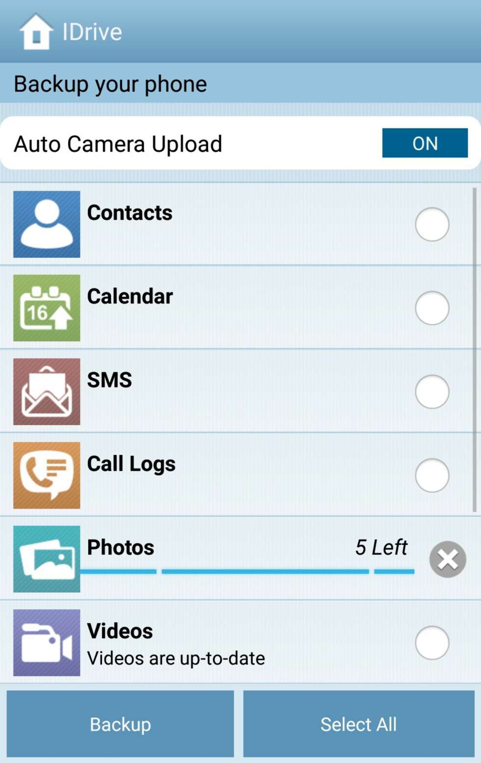 OMFATTENDE: iDrive kan lagre mer enn bare bilder og video fra mobilen din. OMFATTENDE: iDrive kan lagre mer enn bare bilder og video fra mobilen din.