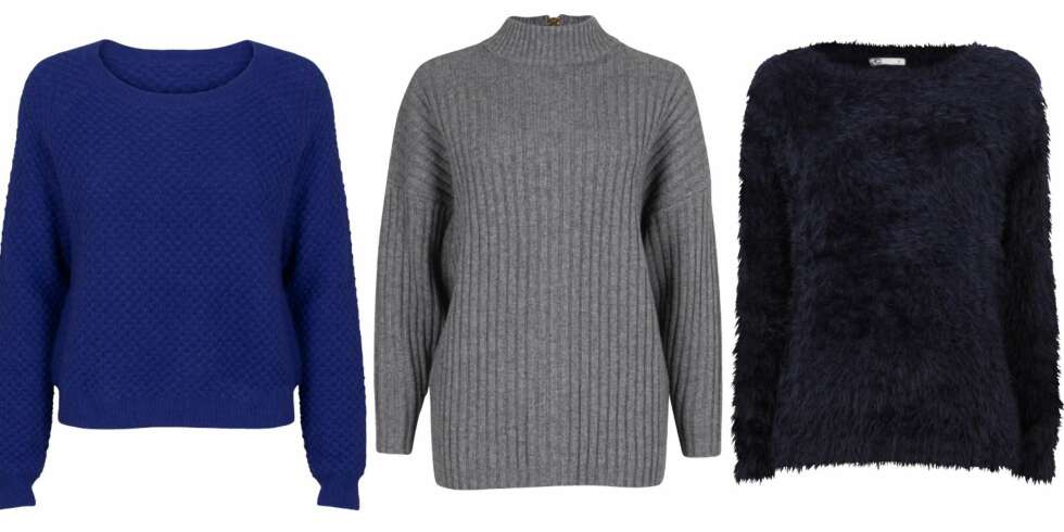 41 FINE VINTERGENSERE: Vi har samlet 41 fine vintergensere, pluss tipsene og inspirasjonen du trenger for å style it-plagget. Over ser du tre fine og varme varianter. Fra venstre: Just Female, kr 799. Bik Bok, kr 599. Cubus, kr 299. 41 FINE VINTERGENSERE: Vi har samlet 41 fine vintergensere, pluss tipsene og inspirasjonen du trenger for å style it-plagget. Over ser du tre fine og varme varianter. Fra venstre: Just Female, kr 799. Bik Bok, kr 599. Cubus, kr 299.