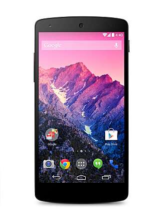 LETT: LG har gitt Nexus 5 et pent og stilrent design, samtidig som mobilen har blitt veldig lett med sine 130 gram. LETT: LG har gitt Nexus 5 et pent og stilrent design, samtidig som mobilen har blitt veldig lett med sine 130 gram.