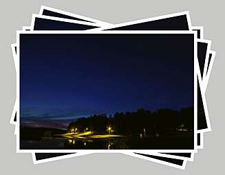 SETT SAMMEN: For å unngå at nattbildene dine ser ut som om de er tatt i dagslys, kan det være lurt å sette sammen flere kortere eksponerte bilder til et stjernespor-bilde. SETT SAMMEN: For å unngå at nattbildene dine ser ut som om de er tatt i dagslys, kan det være lurt å sette sammen flere kortere eksponerte bilder til et stjernespor-bilde.