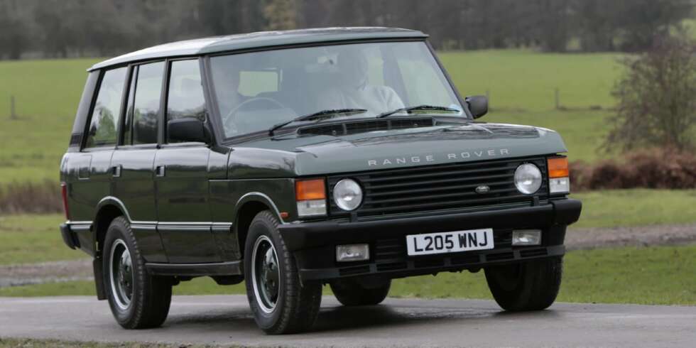 KLASSIKER: Første generasjon Range Rover var blant de første luksuriøse SUV-ene, før det var noe som het SUV: FOTO: Land Rover KLASSIKER: Første generasjon Range Rover var blant de første luksuriøse SUV-ene, før det var noe som het SUV: FOTO: Land Rover