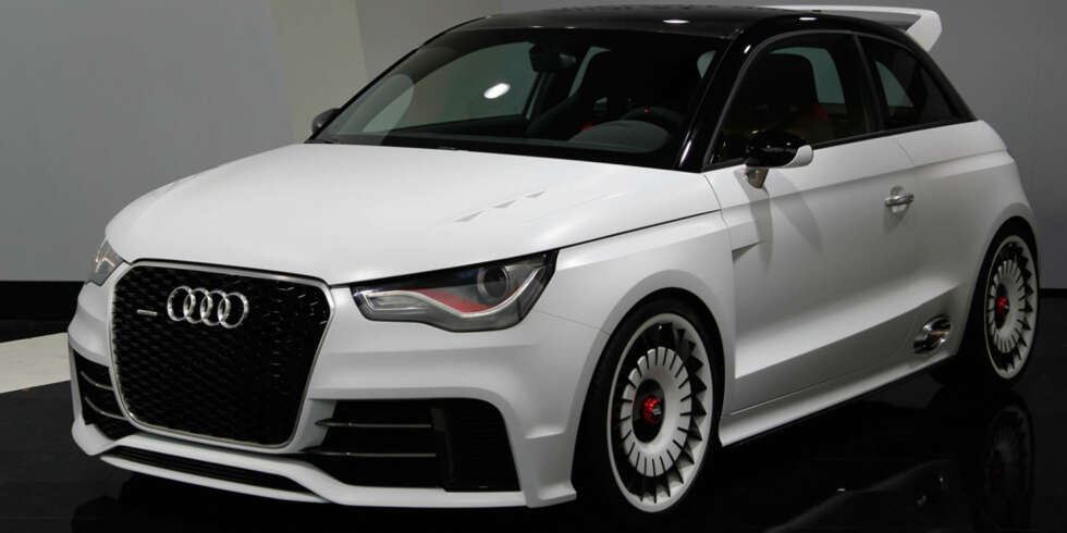 UTGANGSPUNKTET: Audi A1 Clubsport Quattro, vist frem på Wörthersee-samlingen i 2011. FOTO: Audi UTGANGSPUNKTET: Audi A1 Clubsport Quattro, vist frem på Wörthersee-samlingen i 2011. FOTO: Audi