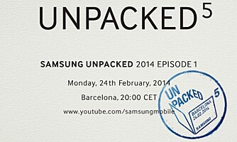 INVITASJON: I kveld har Samsung invitert til utpakkingsfest i Barcelona. INVITASJON: I kveld har Samsung invitert til utpakkingsfest i Barcelona.
