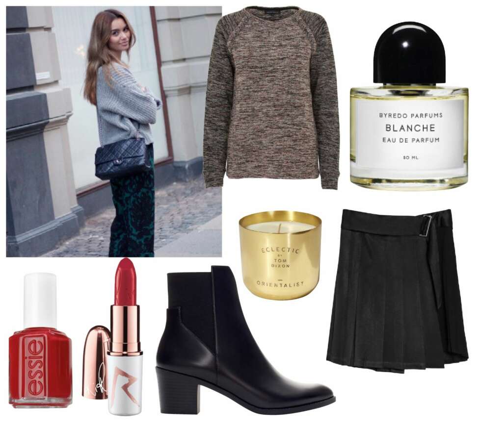 FAVORITTER: - Det viktigste er å alltid føle seg komfortabel i det man har på, sier Funda. Her er et par av hennes favoritter: Neglelakk; Essie Really Red, kr 139. Leppestift; Mac & Rihanna lipstick, kr 185. Ankelstøvletter fra Zara, kr 599. Duftlyset Eclectic fra Tom Dixon/mrporter.com, ca. kr 485. Genser fra Second Female, kr 500. Parfymen Byredo Blanche 100 ml, kr 1400. Skjørt fra Zara, kr 599. FAVORITTER: - Det viktigste er å alltid føle seg komfortabel i det man har på, sier Funda. Her er et par av hennes favoritter: Neglelakk; Essie Really Red, kr 139. Leppestift; Mac & Rihanna lipstick, kr 185. Ankelstøvletter fra Zara, kr 599. Duftlyset Eclectic fra Tom Dixon/mrporter.com, ca. kr 485. Genser fra Second Female, kr 500. Parfymen Byredo Blanche 100 ml, kr 1400. Skjørt fra Zara, kr 599.