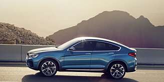 KONSEPTET: BMW X4. KONSEPTET: BMW X4.