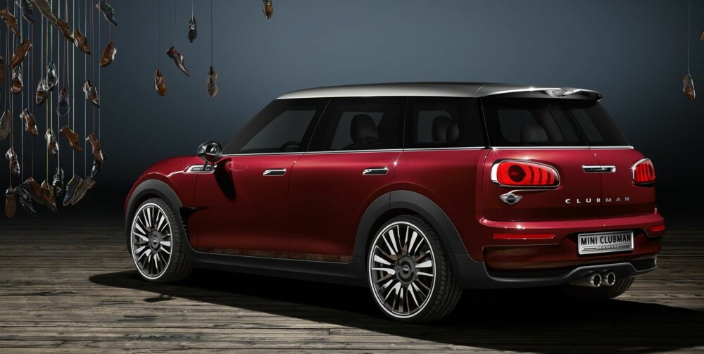 EN KLASSE OPP: Med Mini Clubman Concept, varsler BMW at de vil flytte den kommende Clubman-versjonen inn i kompaktklassen. EN KLASSE OPP: Med Mini Clubman Concept, varsler BMW at de vil flytte den kommende Clubman-versjonen inn i kompaktklassen.