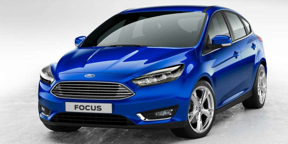 NY FRONT: Fords nye grill, som kan minne om Aston Martins, er ikke det eneste nye ved fronten. Også panser, lykter og støtfanger er nytt. FOTO: Ford NY FRONT: Fords nye grill, som kan minne om Aston Martins, er ikke det eneste nye ved fronten. Også panser, lykter og støtfanger er nytt. FOTO: Ford
