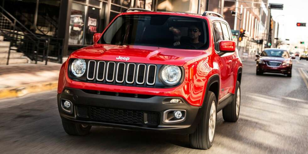 LITEN SUV: Jeep Renegade. FOTO: Jeep LITEN SUV: Jeep Renegade. FOTO: Jeep