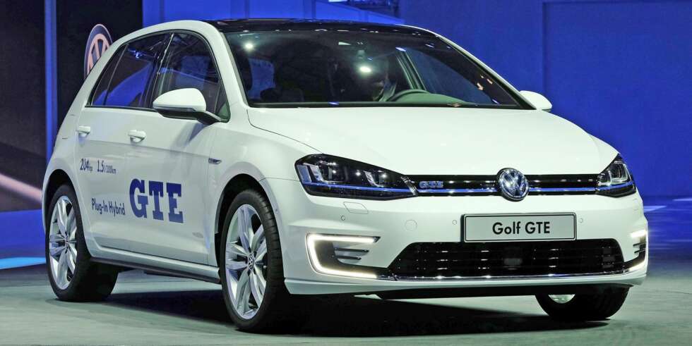 YTELSESHYBRID: VW Golf GTE, hybrid GTI: FOTO: Newspress YTELSESHYBRID: VW Golf GTE, hybrid GTI: FOTO: Newspress