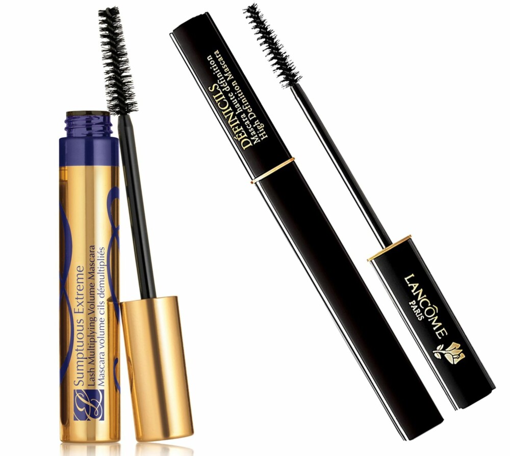 MASKARA: Fra venstre: Estée Lauder, Sumptuous Extreme Mascara og Lancôme, Definicils High Definition Mascara. MASKARA: Fra venstre: Estée Lauder, Sumptuous Extreme Mascara og Lancôme, Definicils High Definition Mascara.