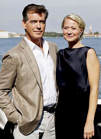 SAMMEN PÅ FILM: Trine Dyrholm spilte mot Bond-kjekkasen Pierce Brosnan i filmen «Love Is All You Need» fra 2012. SAMMEN PÅ FILM: Trine Dyrholm spilte mot Bond-kjekkasen Pierce Brosnan i filmen «Love Is All You Need» fra 2012.