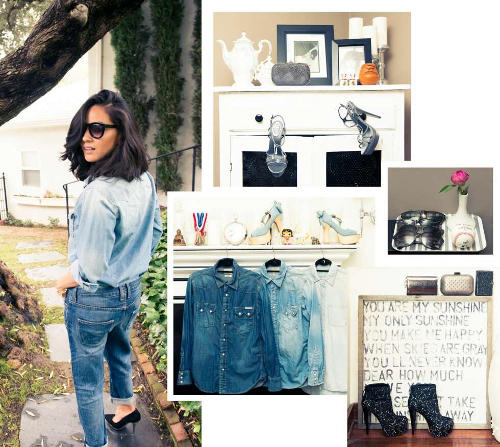 KUL KOMFORT: Olivia Munn kler seg gjerne i avslappet denim, men er også svak for delikate og eksklusive designerplagg. I leiligheten hennes er asiatiske suvernirer og tegneseriefigurer plassert side om side med de lekreste skattene fra garderoben hennes. KUL KOMFORT: Olivia Munn kler seg gjerne i avslappet denim, men er også svak for delikate og eksklusive designerplagg. I leiligheten hennes er asiatiske suvernirer og tegneseriefigurer plassert side om side med de lekreste skattene fra garderoben hennes.