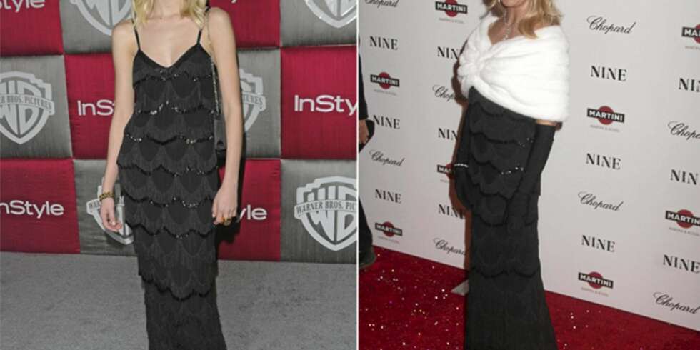Taylor Momsen og Goldie Hawn har samme kjolesmak. Taylor Momsen og Goldie Hawn har samme kjolesmak.