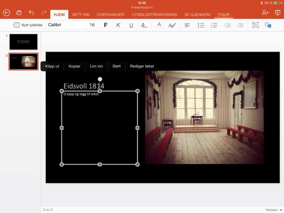 POWERPOINT: Presentasjonsverktøyet PowerPoint er det mange som er avhengige av. På iPad blir PowerPoint et svært nyttig verktøy. POWERPOINT: Presentasjonsverktøyet PowerPoint er det mange som er avhengige av. På iPad blir PowerPoint et svært nyttig verktøy.
