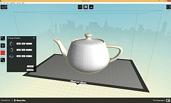 MAKERWARE: Programvaren, eller sliceren til MakerBot heter MakerWare og er enkel i bruk. MAKERWARE: Programvaren, eller sliceren til MakerBot heter MakerWare og er enkel i bruk.