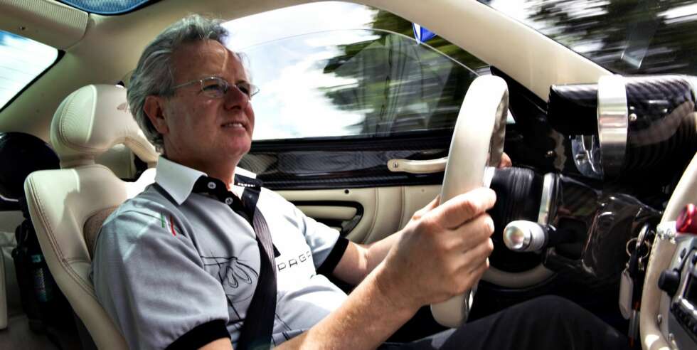 KUNSTNER: Horacio Pagani forener vitenskap og kunst. KUNSTNER: Horacio Pagani forener vitenskap og kunst.