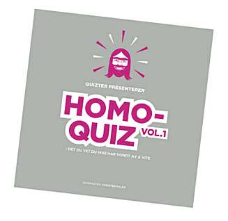 SKEIVE SPØRSMÅL: Christer Falck er ikke mannen som går tom for ideer. Her er hans siste bok-sprell: "Homoquiz". SKEIVE SPØRSMÅL: Christer Falck er ikke mannen som går tom for ideer. Her er hans siste bok-sprell: "Homoquiz".