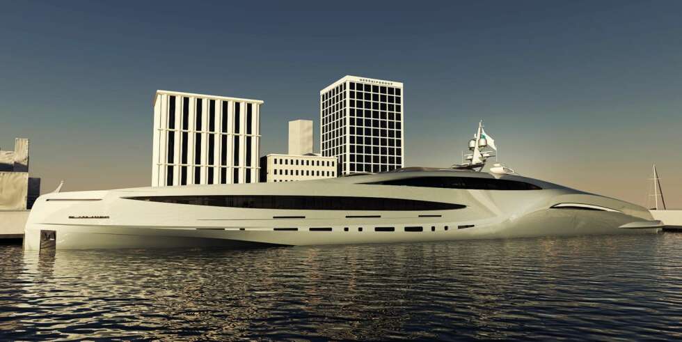 JAMES BOND: ""Sovereign"" har høy James Bond-faktor. Illustrasjon: Grey Design JAMES BOND: ""Sovereign"" har høy James Bond-faktor. Illustrasjon: Grey Design