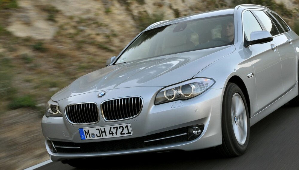 POPULÆR: BMW 5-serie er den mest populære bilen å importere. Foto: BMW AG POPULÆR: BMW 5-serie er den mest populære bilen å importere. Foto: BMW AG