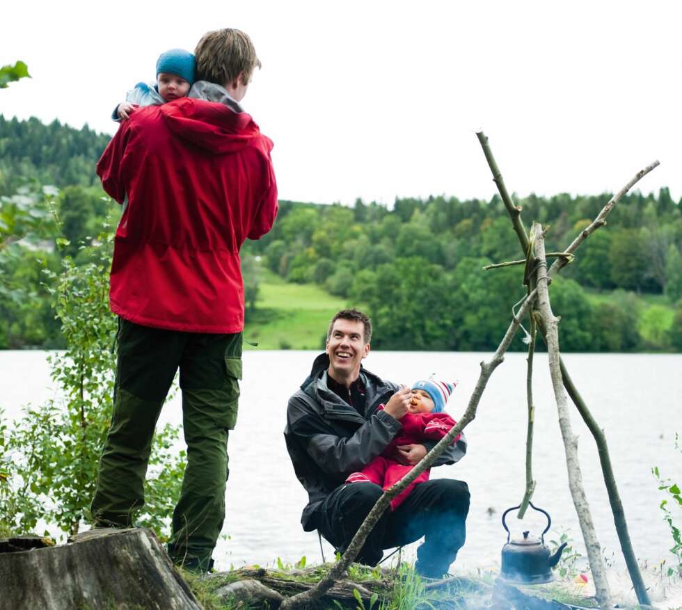 IDYLL: Kaffe, mat, barn og opphold. Trenger ikke noe mer da? Foto: Bjørg Hexeberg Staveli IDYLL: Kaffe, mat, barn og opphold. Trenger ikke noe mer da? Foto: Bjørg Hexeberg Staveli