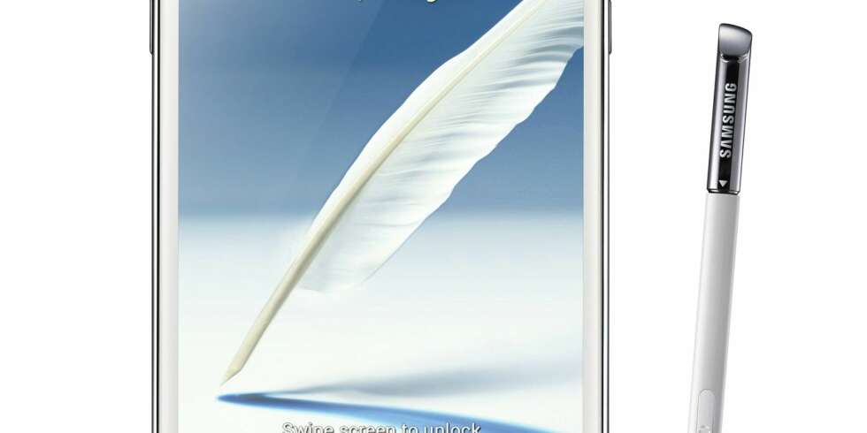 LEKKER: Samsung Galaxy Note II har fått større skjerm og raskere prosessor. LEKKER: Samsung Galaxy Note II har fått større skjerm og raskere prosessor.