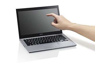 TOUCH: Sonys nye Vaio T13-serie blir også utstyrt med berøringsskjermer. TOUCH: Sonys nye Vaio T13-serie blir også utstyrt med berøringsskjermer.