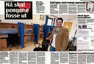 Tønsbergs Blad gikk Kristiansen grundig etter i sømmene allerede i mai 2006, og avdekket usannheter og rot. Siden kom skatteetaten igjen på besøk og fikk forsterket sine mistanker om svindel. Dessverre sendte de ikke en formell anmeldelse til politiet. Tønsbergs Blad gikk Kristiansen grundig etter i sømmene allerede i mai 2006, og avdekket usannheter og rot. Siden kom skatteetaten igjen på besøk og fikk forsterket sine mistanker om svindel. Dessverre sendte de ikke en formell anmeldelse til politiet.
