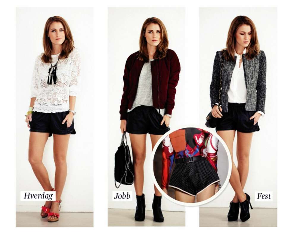 I KORT SHORTS: Denne sommeren er den kortere enn noensinne, og Annabel viser hvordan den kan styles til ulike anledninger. I KORT SHORTS: Denne sommeren er den kortere enn noensinne, og Annabel viser hvordan den kan styles til ulike anledninger.