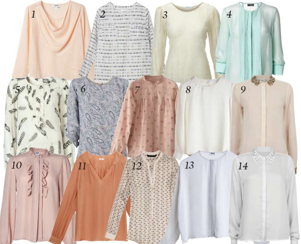 FAVORITTER: Her er 14 av høstens fineste bluser. FAVORITTER: Her er 14 av høstens fineste bluser.