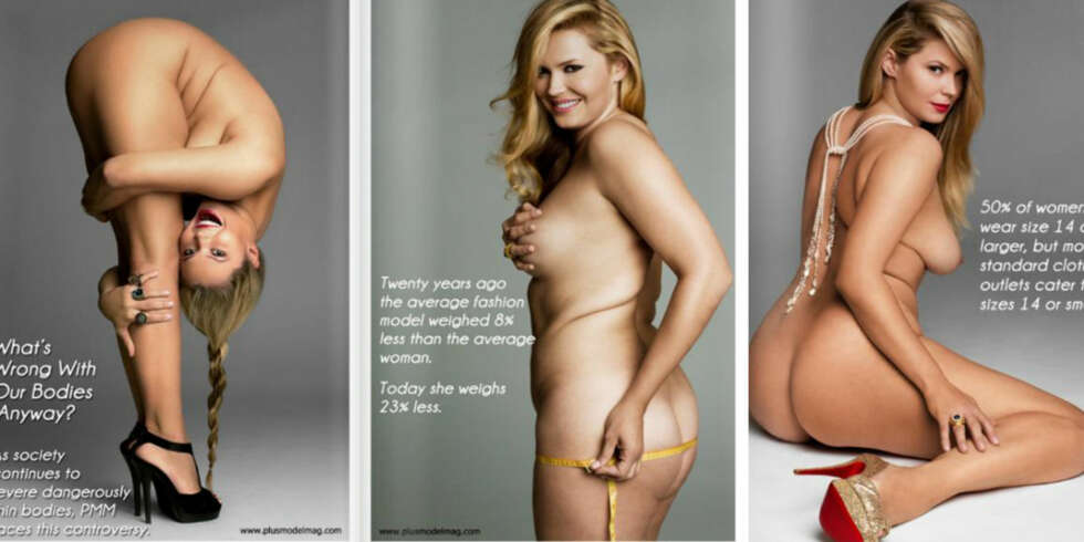 HVA ER GALT MED DENNE KROPPEN: Da amerikanske Plus Model Magazine trykket disse bildene av plus-size modellen Katya Zharkova skapte det en medie-storm uten sidestykke. HVA ER GALT MED DENNE KROPPEN: Da amerikanske Plus Model Magazine trykket disse bildene av plus-size modellen Katya Zharkova skapte det en medie-storm uten sidestykke.