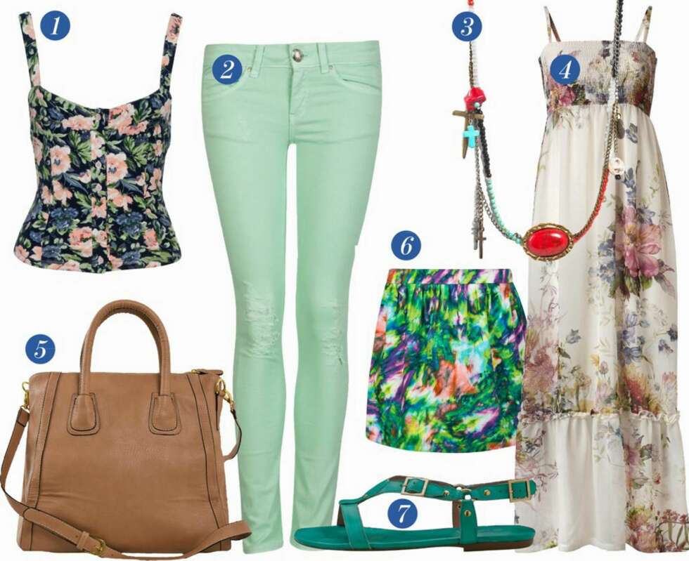 GARDEROBETIPS: 1. Topp fra Bik Bok, kr 149,- 2. Jeans fra New Denim, kr 499,- 3. Skjørt fra Bik Bok, kr 299,- 4. Kjede fra Madly, kr 399,- 5. Kjole fra MQ, kr 799,- 6. Veske fra Pieces, 299,- 7. Sandaler fra Bianco, kr 399,- GARDEROBETIPS: 1. Topp fra Bik Bok, kr 149,- 2. Jeans fra New Denim, kr 499,- 3. Skjørt fra Bik Bok, kr 299,- 4. Kjede fra Madly, kr 399,- 5. Kjole fra MQ, kr 799,- 6. Veske fra Pieces, 299,- 7. Sandaler fra Bianco, kr 399,-