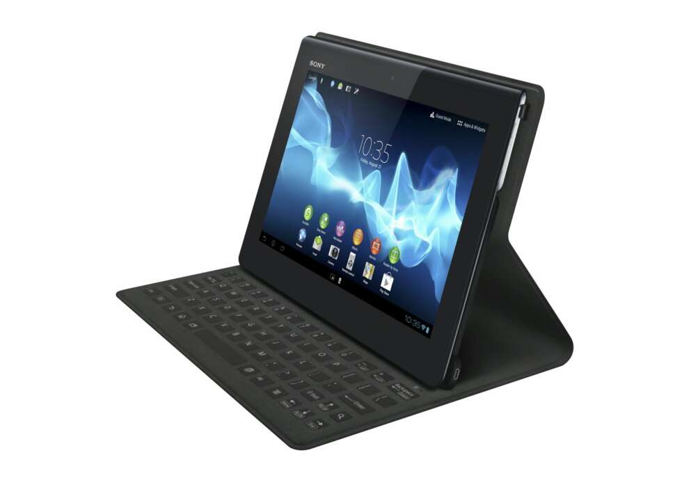 MED TASTER: Det finnes alt en del bra tilbehør til Sony Xperia Tablet S, som dette coveret med tastaer. MED TASTER: Det finnes alt en del bra tilbehør til Sony Xperia Tablet S, som dette coveret med tastaer.