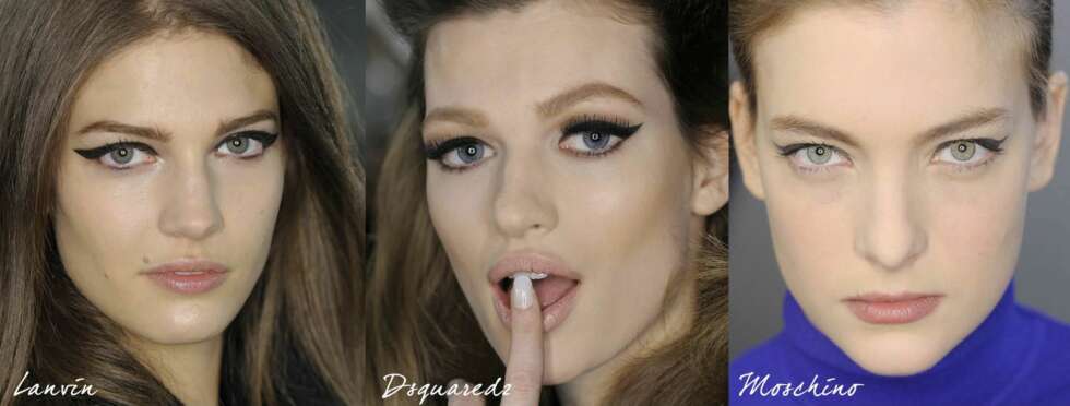 EYELINER: Det er bare få finne frem penselen og øve foran speilet. EYELINER: Det er bare få finne frem penselen og øve foran speilet.
