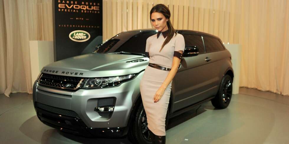 KONSULENT: Land Rover hyret Victoria Beckham som konsulent da Range Rover Evoque skulle designes. Nå har det sågar kommet en spesialversjon som bærer hennes navn, Range Rover Evoque Special Edition Victoria Beckham. FOTO: Dave Benett KONSULENT: Land Rover hyret Victoria Beckham som konsulent da Range Rover Evoque skulle designes. Nå har det sågar kommet en spesialversjon som bærer hennes navn, Range Rover Evoque Special Edition Victoria Beckham. FOTO: Dave Benett